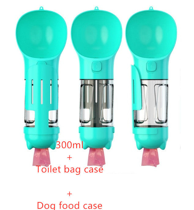 3 In 1 Portable Pet Water Bottle and Feeder