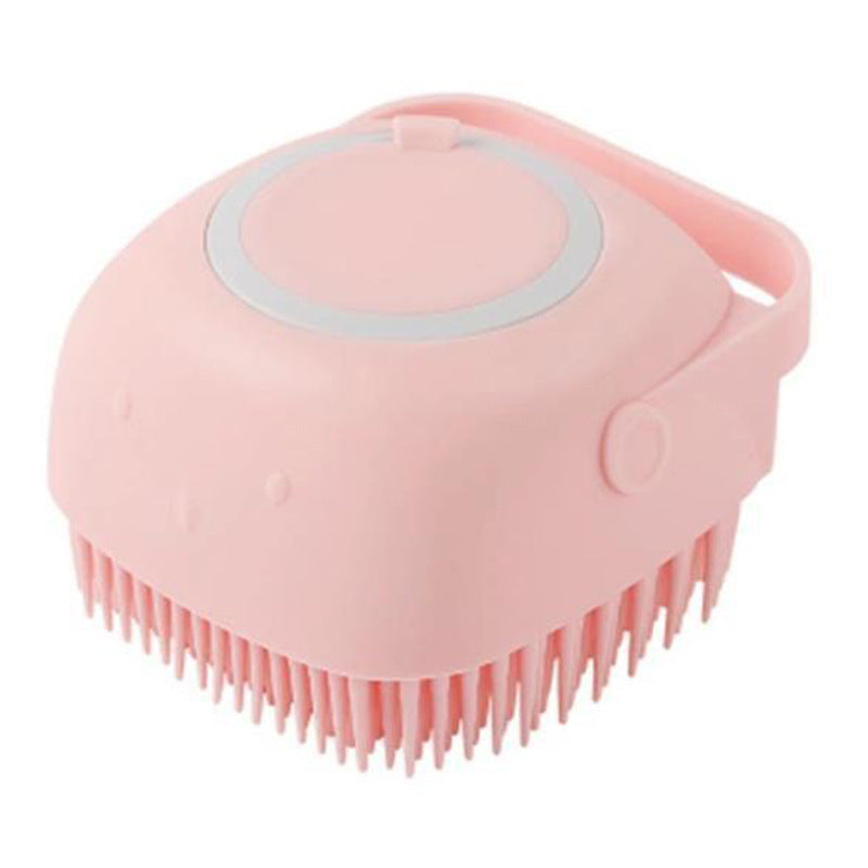 Silicone Bathing and Grooming Brush for Pets