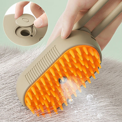 3 in 1 Electric Pet Steam Brush