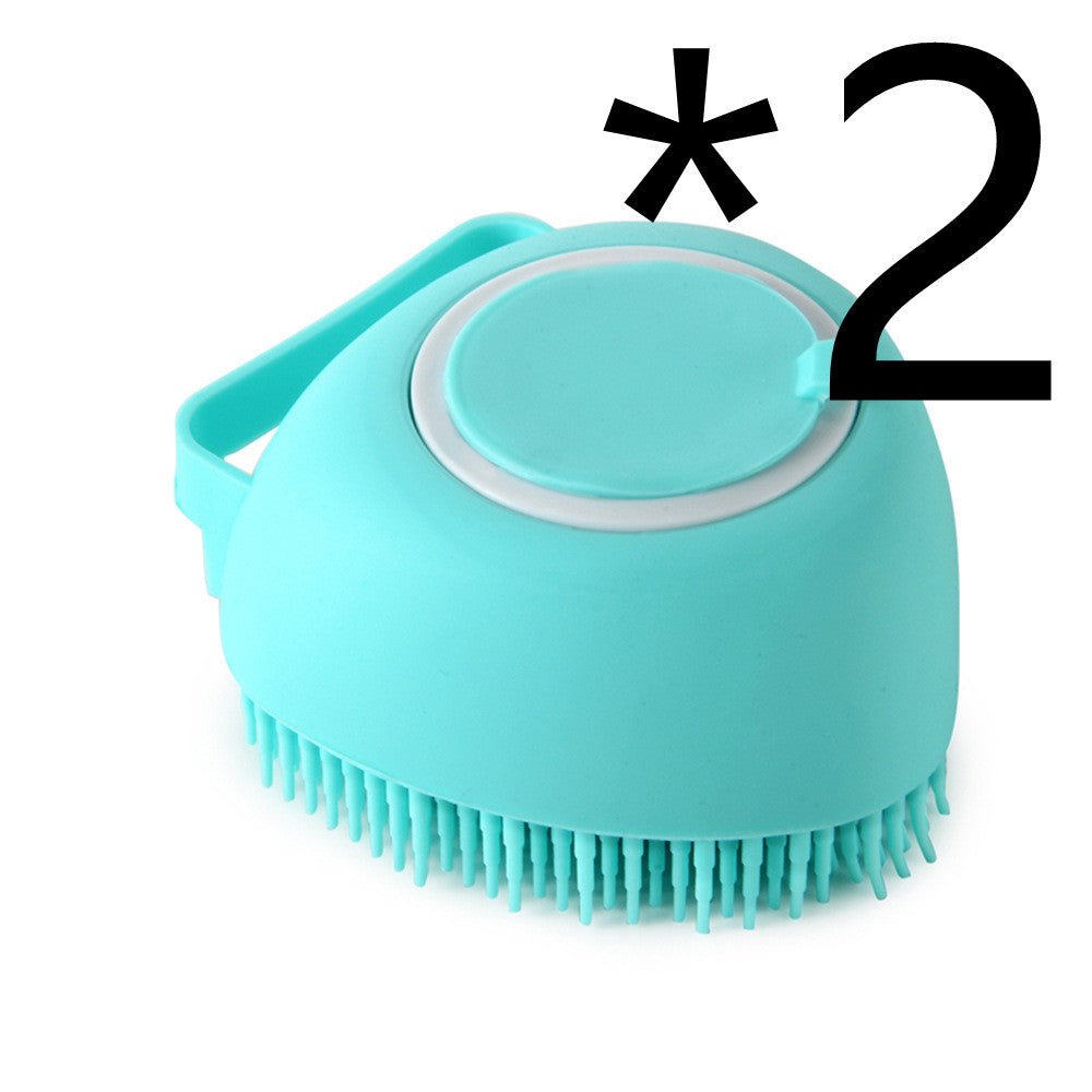 Silicone Bathing and Grooming Brush for Pets