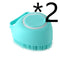 Silicone Bathing and Grooming Brush for Pets