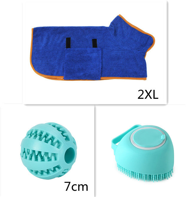 Silicone Bathing and Grooming Brush for Pets