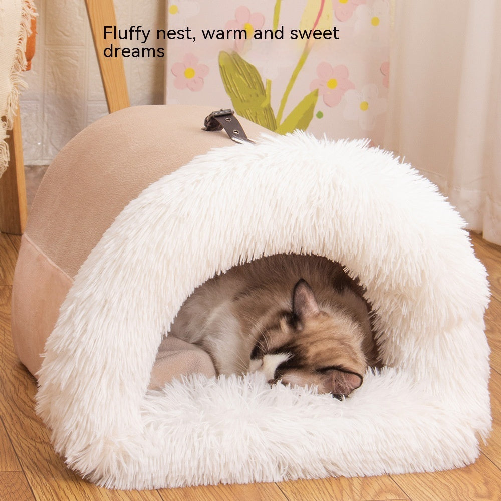 Portable Warm Pet Bed for Dogs and Cats