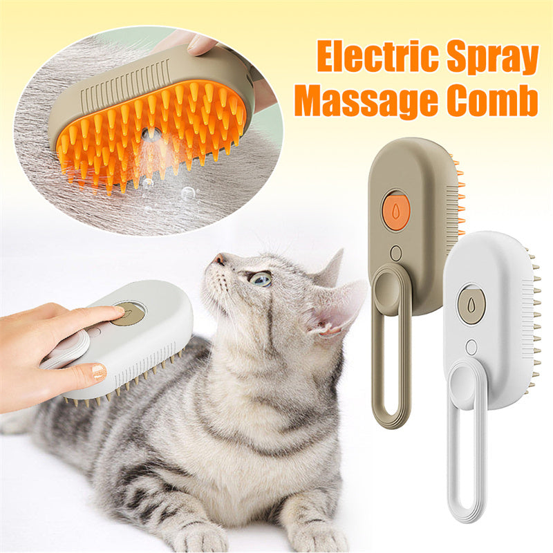 3 in 1 Electric Pet Steam Brush