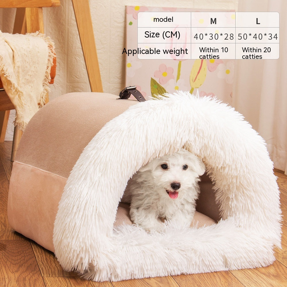 Portable Warm Pet Bed for Dogs and Cats