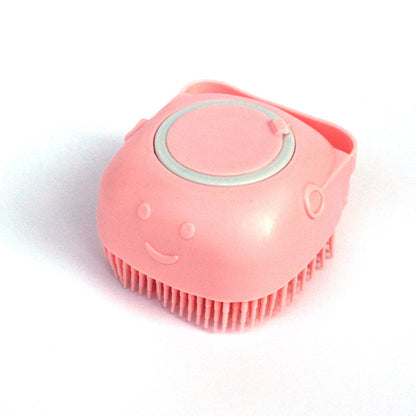 Silicone Bathing and Grooming Brush for Pets