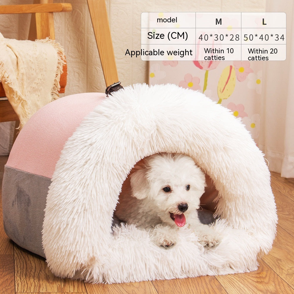 Portable Warm Pet Bed for Dogs and Cats