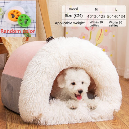 Portable Warm Pet Bed for Dogs and Cats