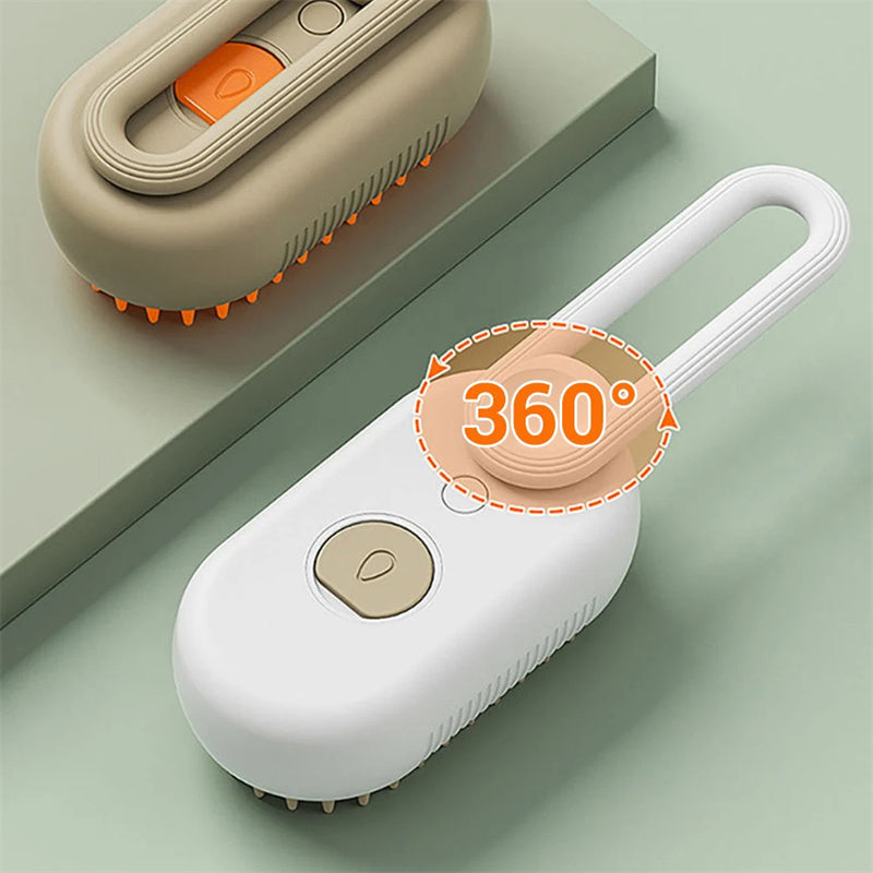 3 in 1 Electric Pet Steam Brush