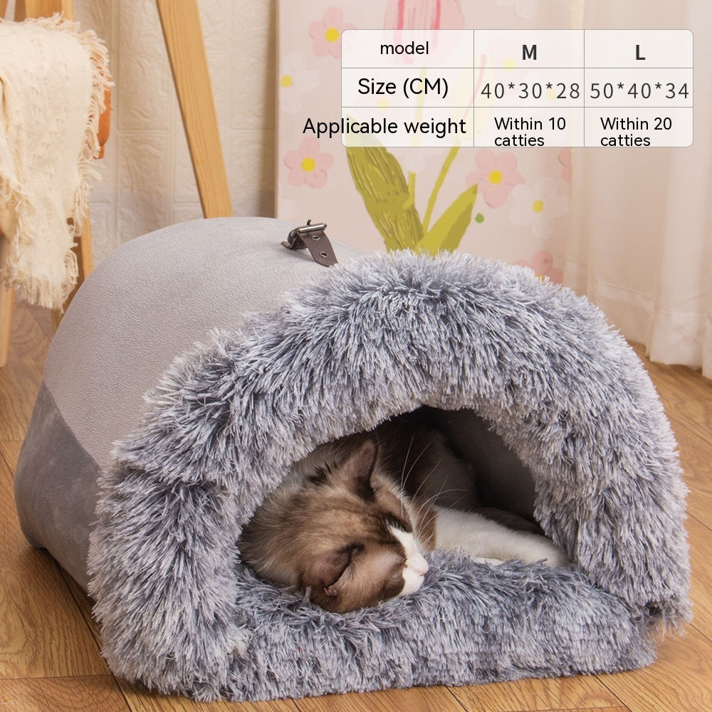 Portable Warm Pet Bed for Dogs and Cats