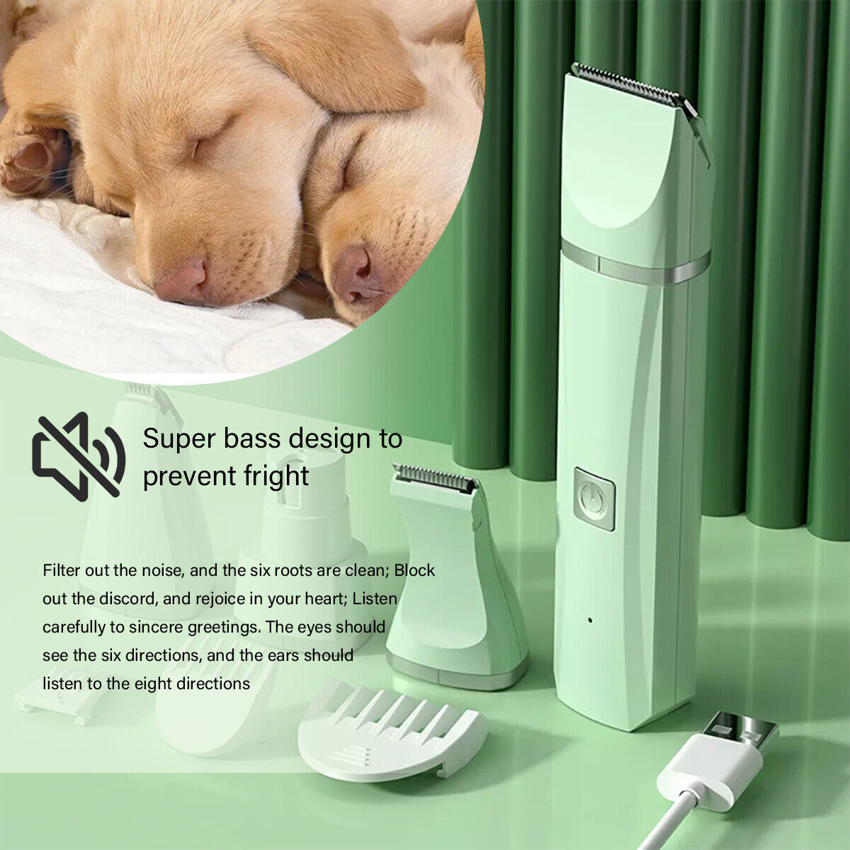 4-in-1 Pet Grooming Trimmer