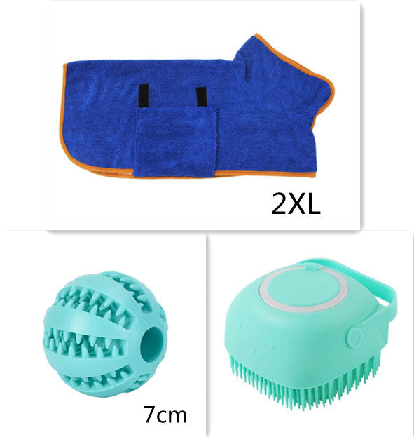 Silicone Bathing and Grooming Brush for Pets